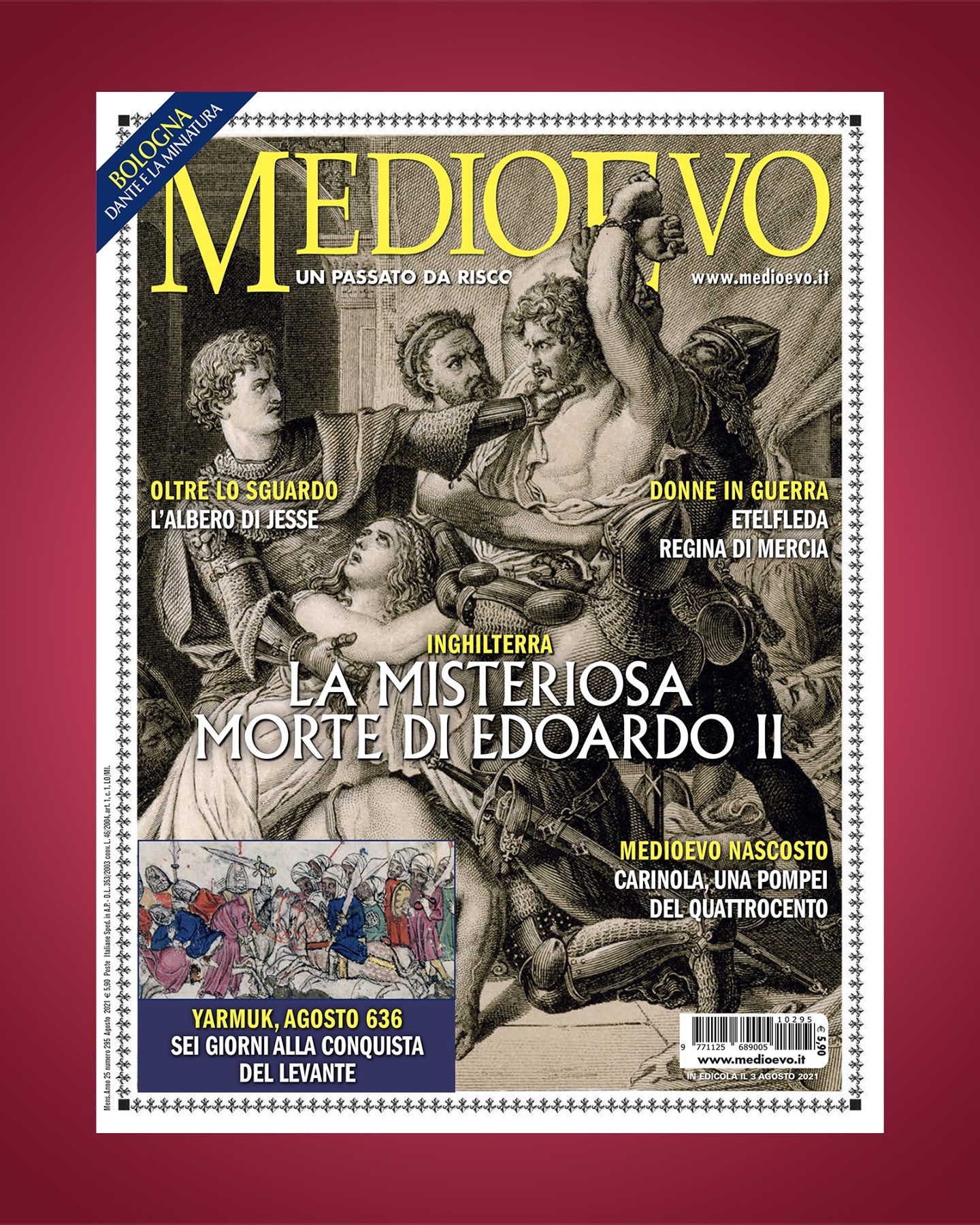 DIECI PAGINE SU CARINOLA SU MEDIOEVO IN EDICOLA