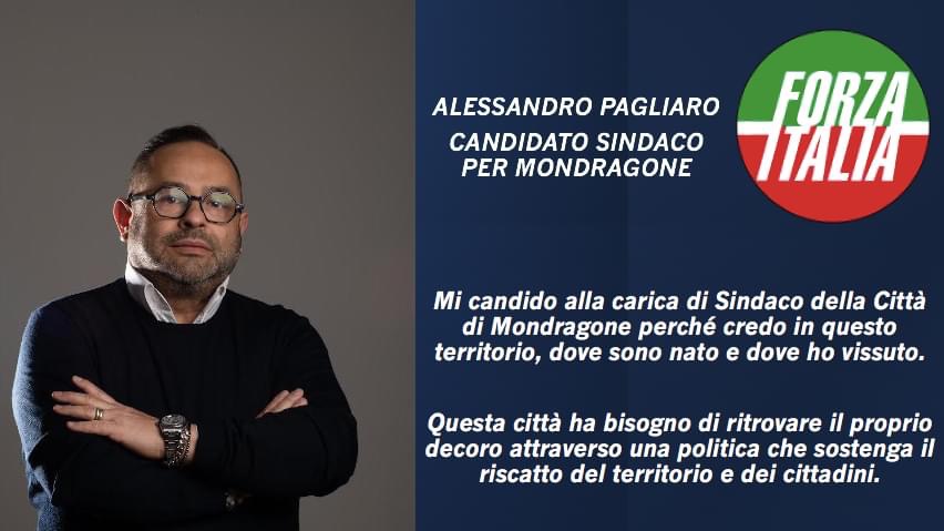 NON CI CREDEVANO :FORZA ITALIA CANDIDA PAGLIARO SINDACO