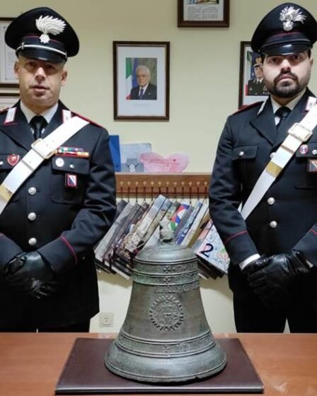 TORNA A CASA LA CAMPANA DI MORTOLA
