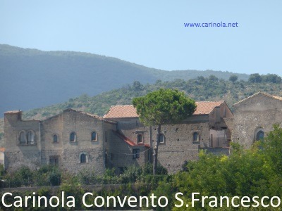 Convento visto da via Platani Carinola