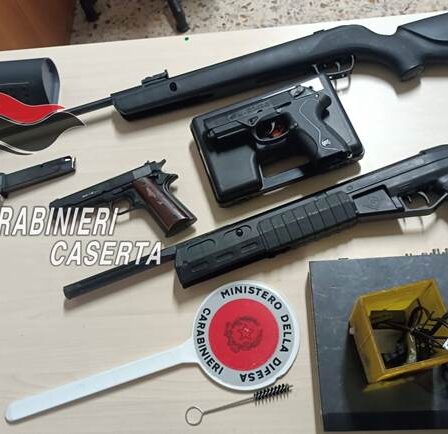 MACERATA CAMPANIA: SORPRESO CON ARMA MODIFICATA