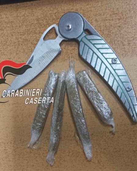 CARABINIERI CASERTA ARRESTANO GAMBIANO CHE SPACCIAVA A S.NICOLA LA STRADA