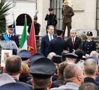 Un momento della cerimonia di conferimento!